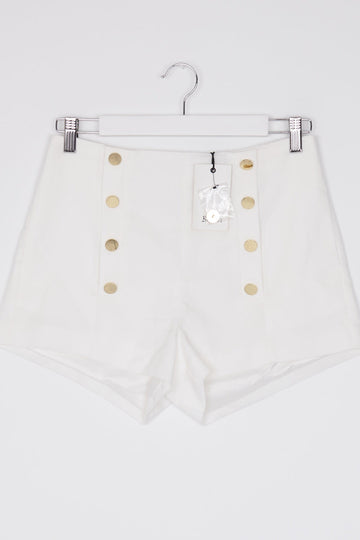 Bardot Ivory Tailored Shorts 10