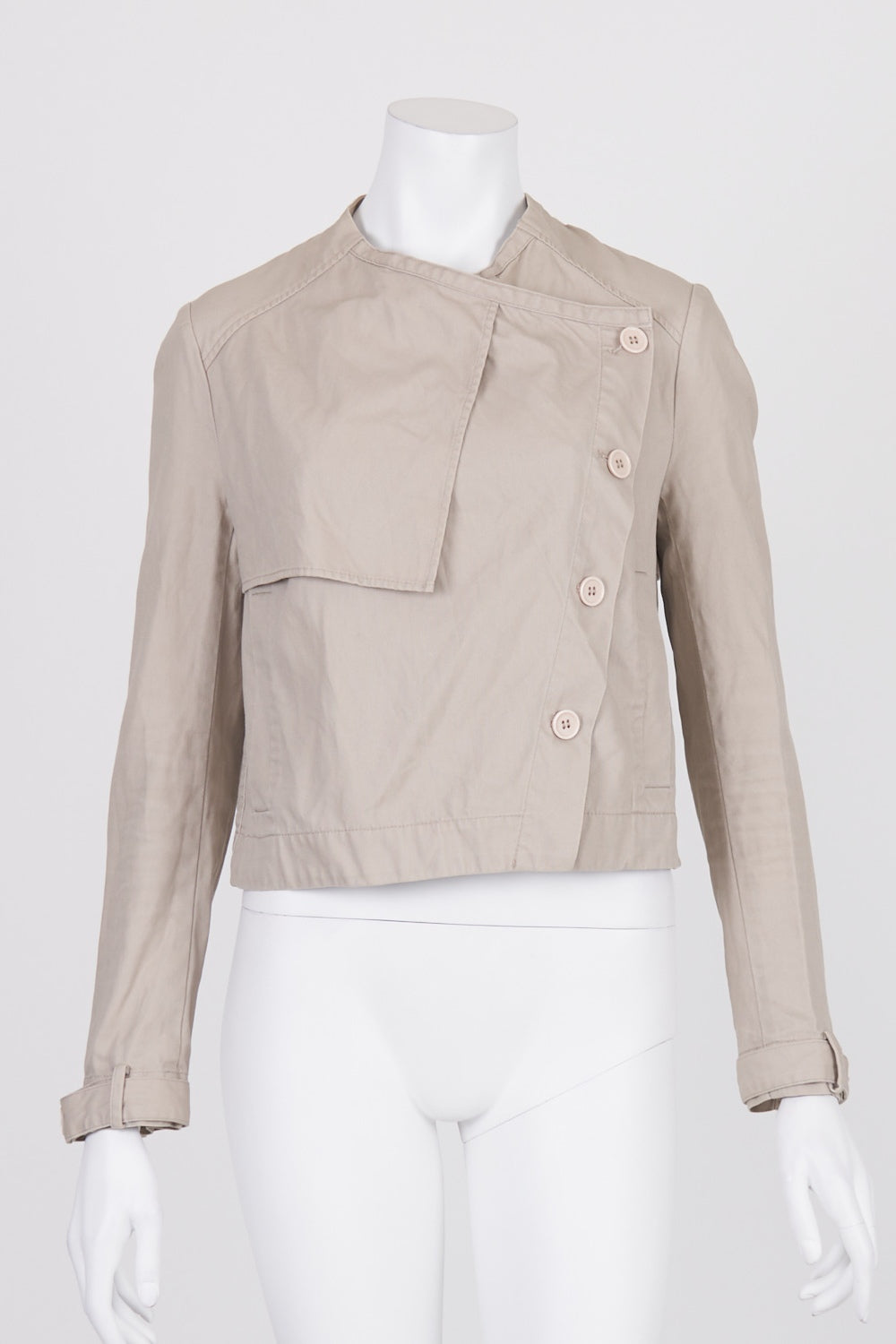 Witchery Beige Button Front Jacket 8