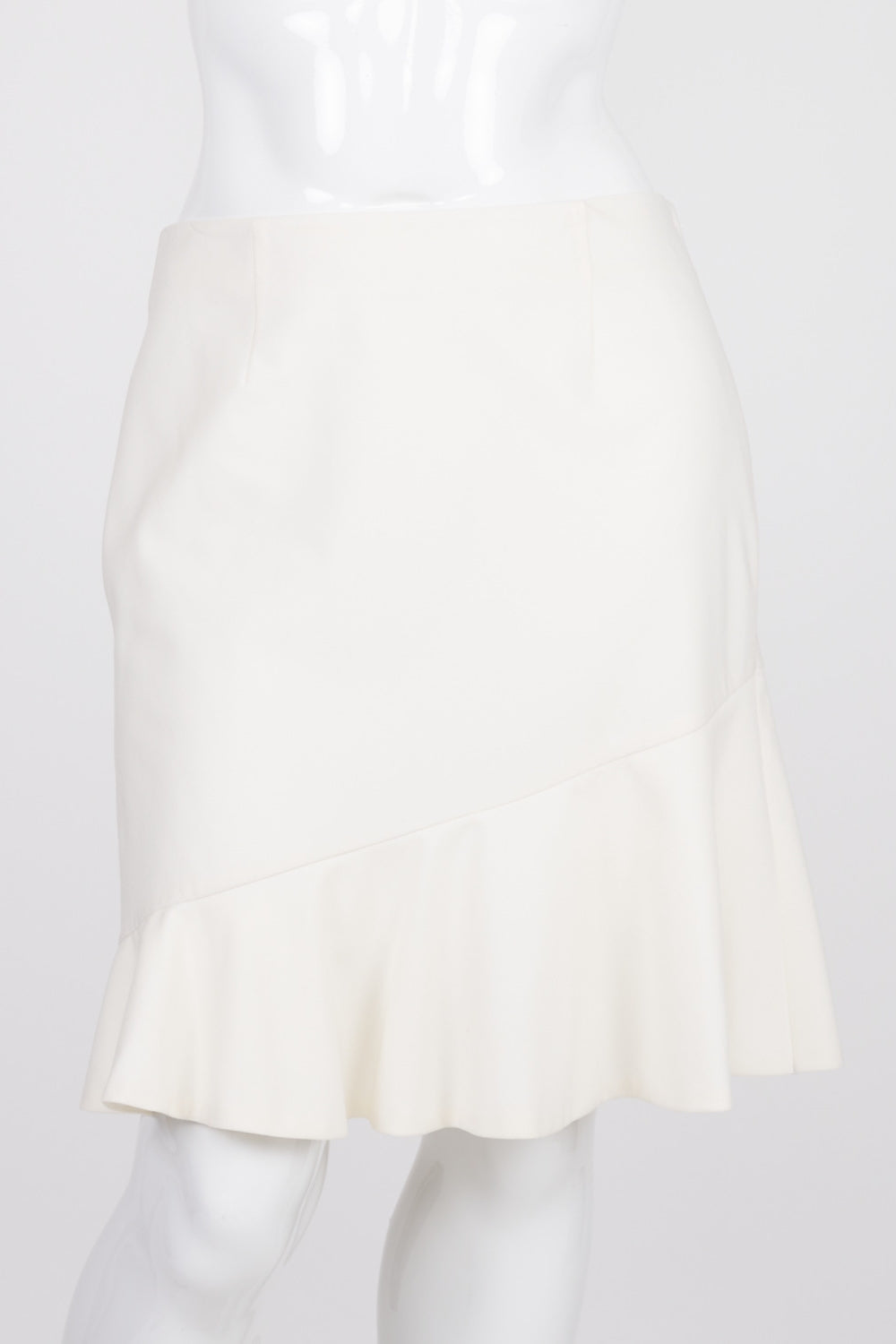 Jane Lamerton Petites Cream Ruffle Hem Skirt 14