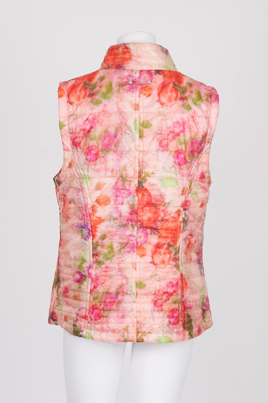 Goondiwindi Cotton Pink Patterned Zip Front Vest 12