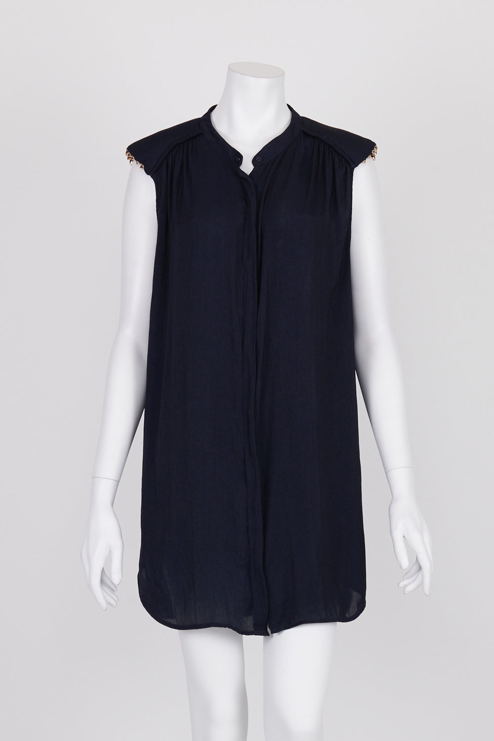 Witchery Navy Stud Detail Dress 12