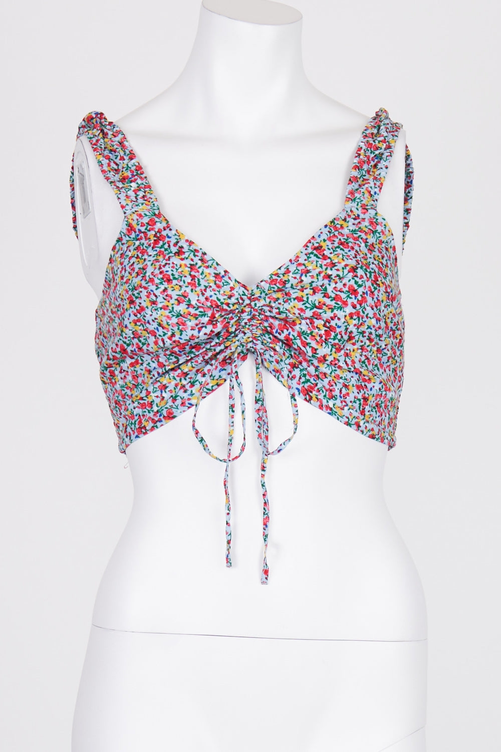 Jorge Multi Floral Crop Top 8