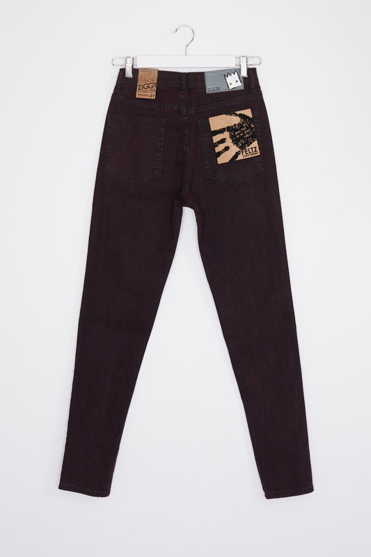 Ziggy Burgundy Sticks & Bones Jeans AU 9 / 27