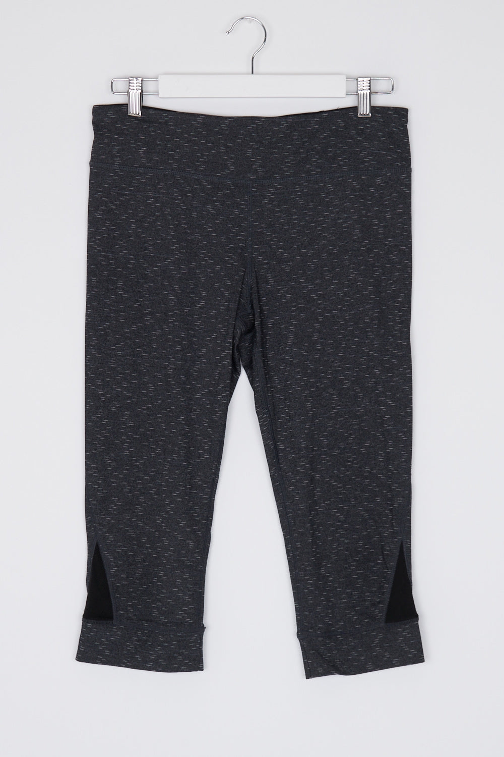 Sportscraft Grey Patterned Cropped Leggings M