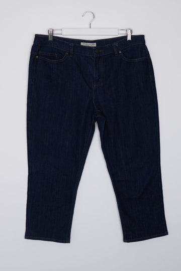 Sportscraft Dark Blue Simone Straight Crop Jean 15