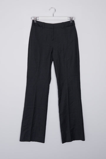 Jigsaw Grey Striped 100% Wool Pants 6