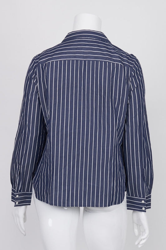 Tommy Hilfiger Navy Striped Shirt XL