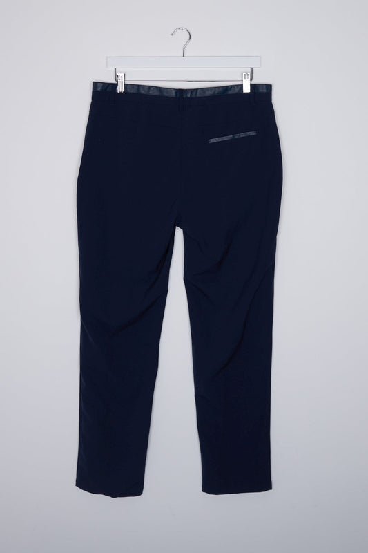 Jacqui Fernandes Navy Straight Leg Pants 16