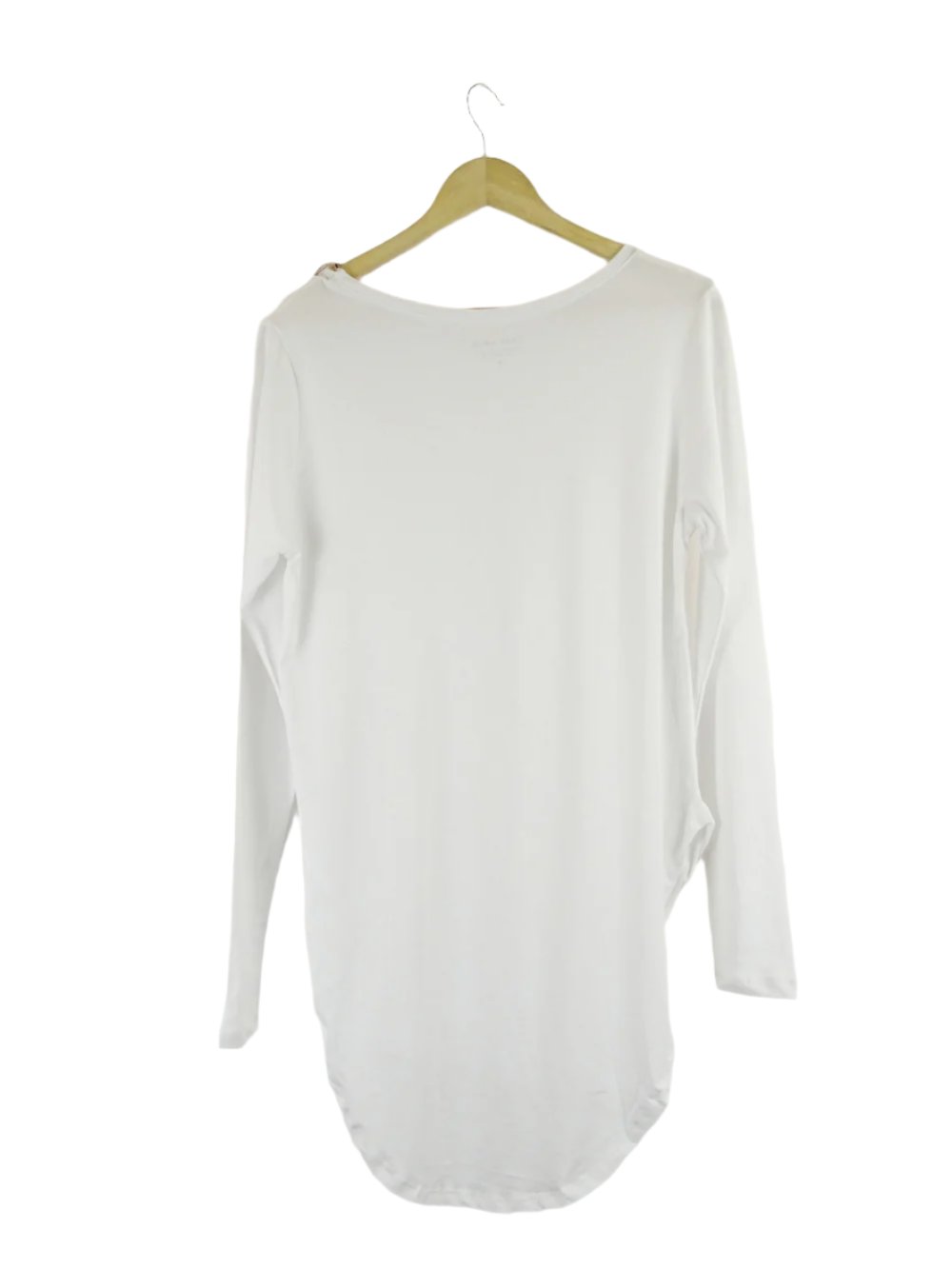 Casa-Amuk-White-Cotton-Long-Sleeve-Teardrop-T-Shirt-10