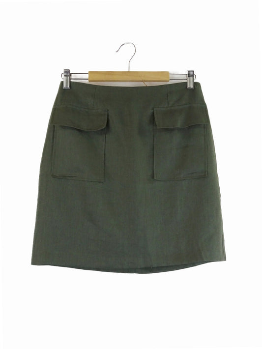 Amelius-'Stockton'-Moss-Linen-Mini-Skirt-10