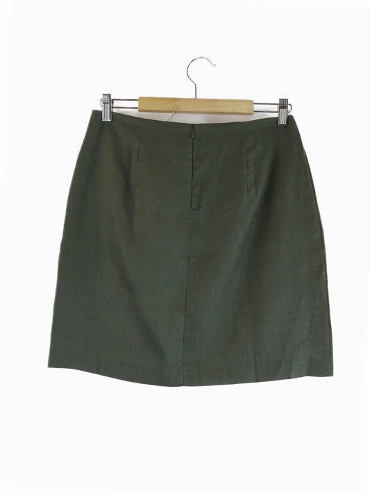 Amelius-'Stockton'-Moss-Linen-Mini-Skirt-14