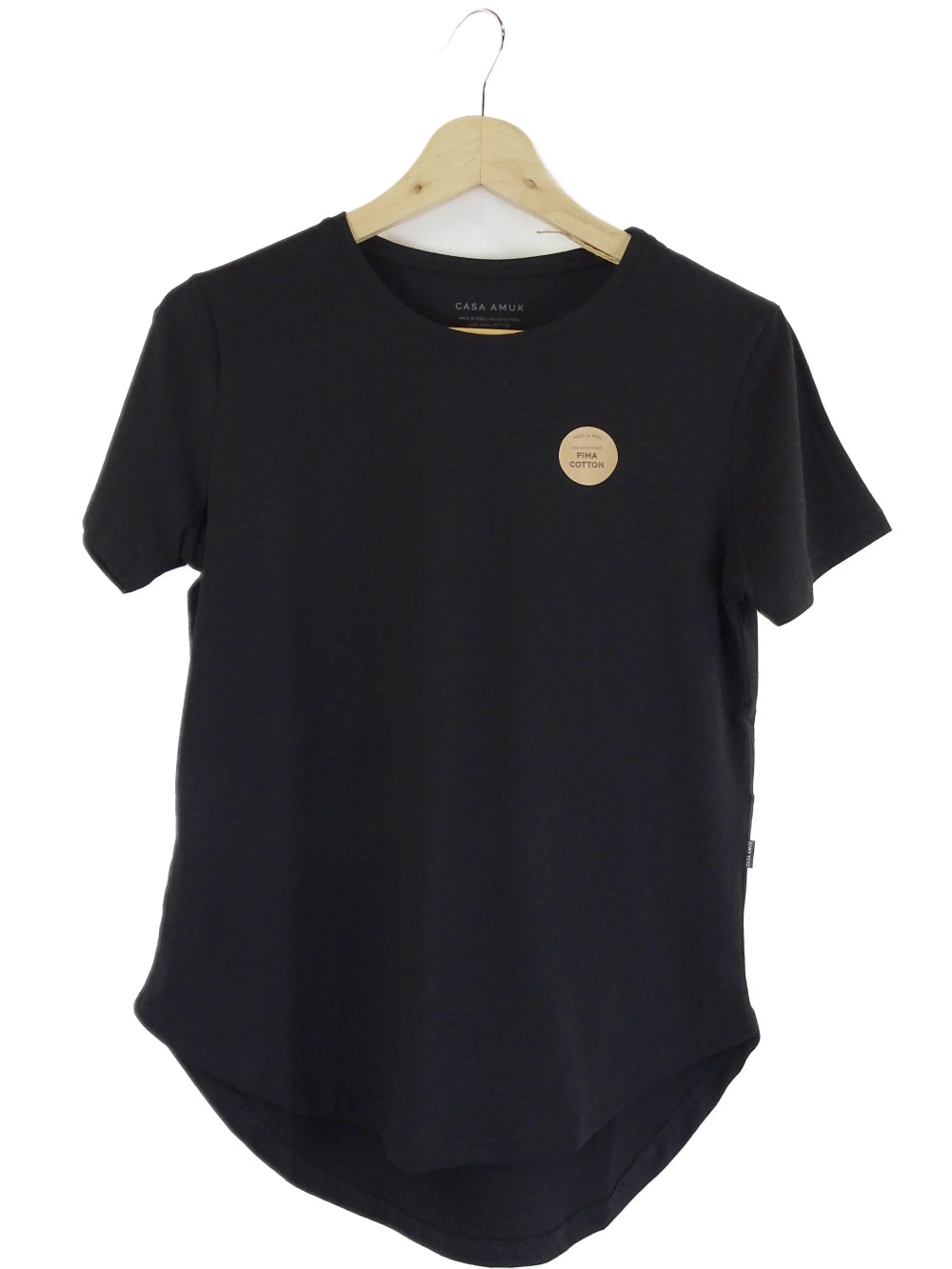 Casa-Amuk-Black-Cotton-Saddle-Hem-T-Shirt-10