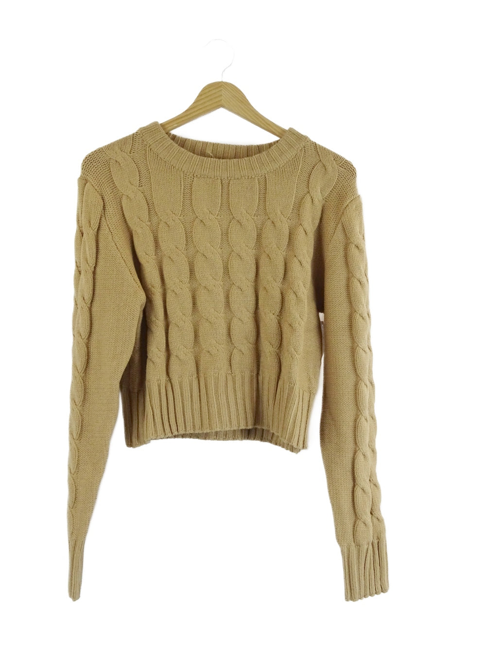 Amelius-'Mercy'-Camel-Knit-Jumper-M/L