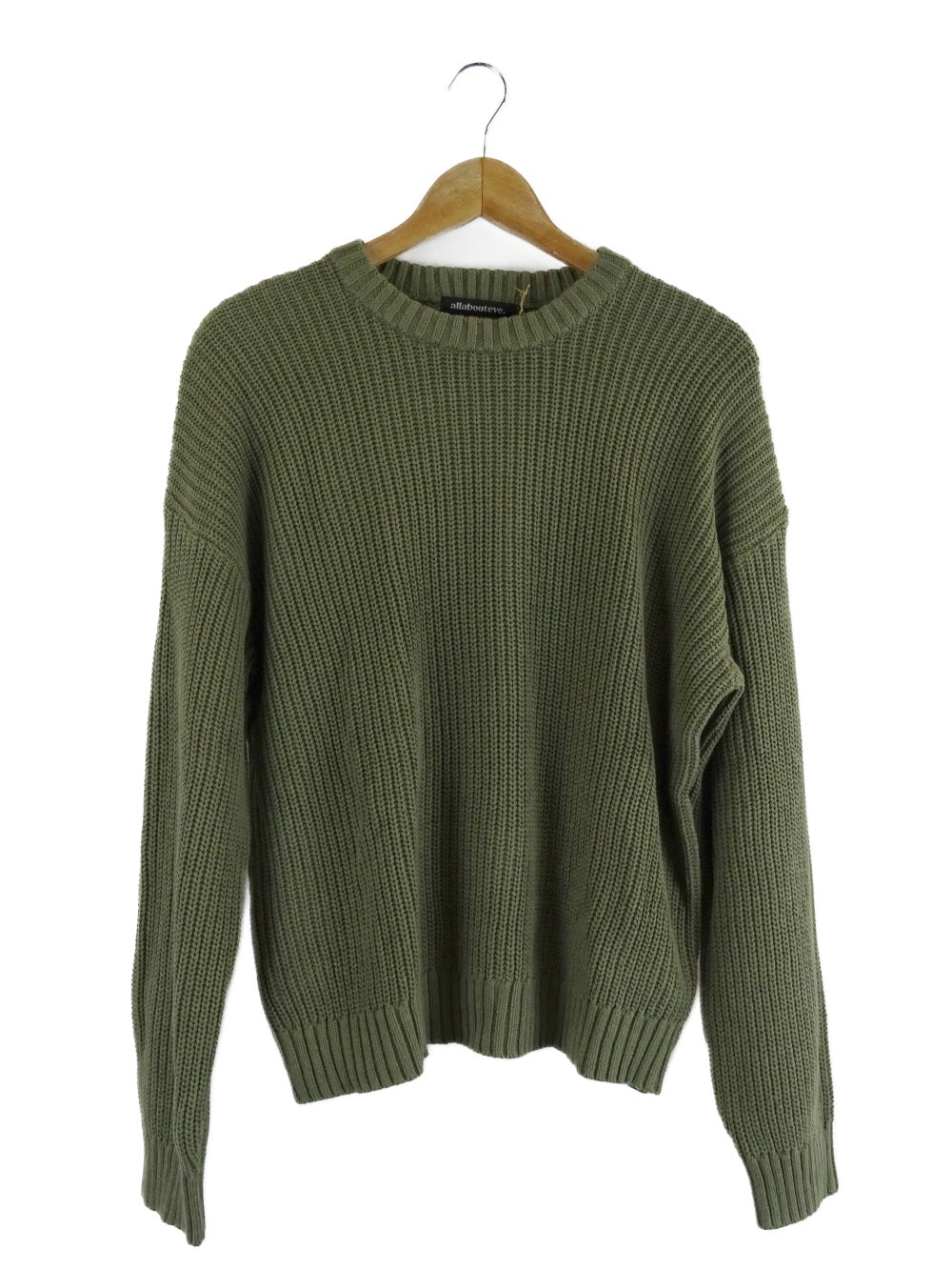 All-About-Eve-Khaki-Knit-Jumper-12