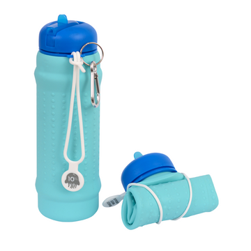 Aquamarine, Cobalt + White Collapsible Bottle