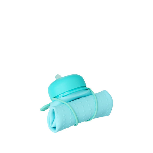 Aquamarine, Teal + Aqua Collapsible Bottle