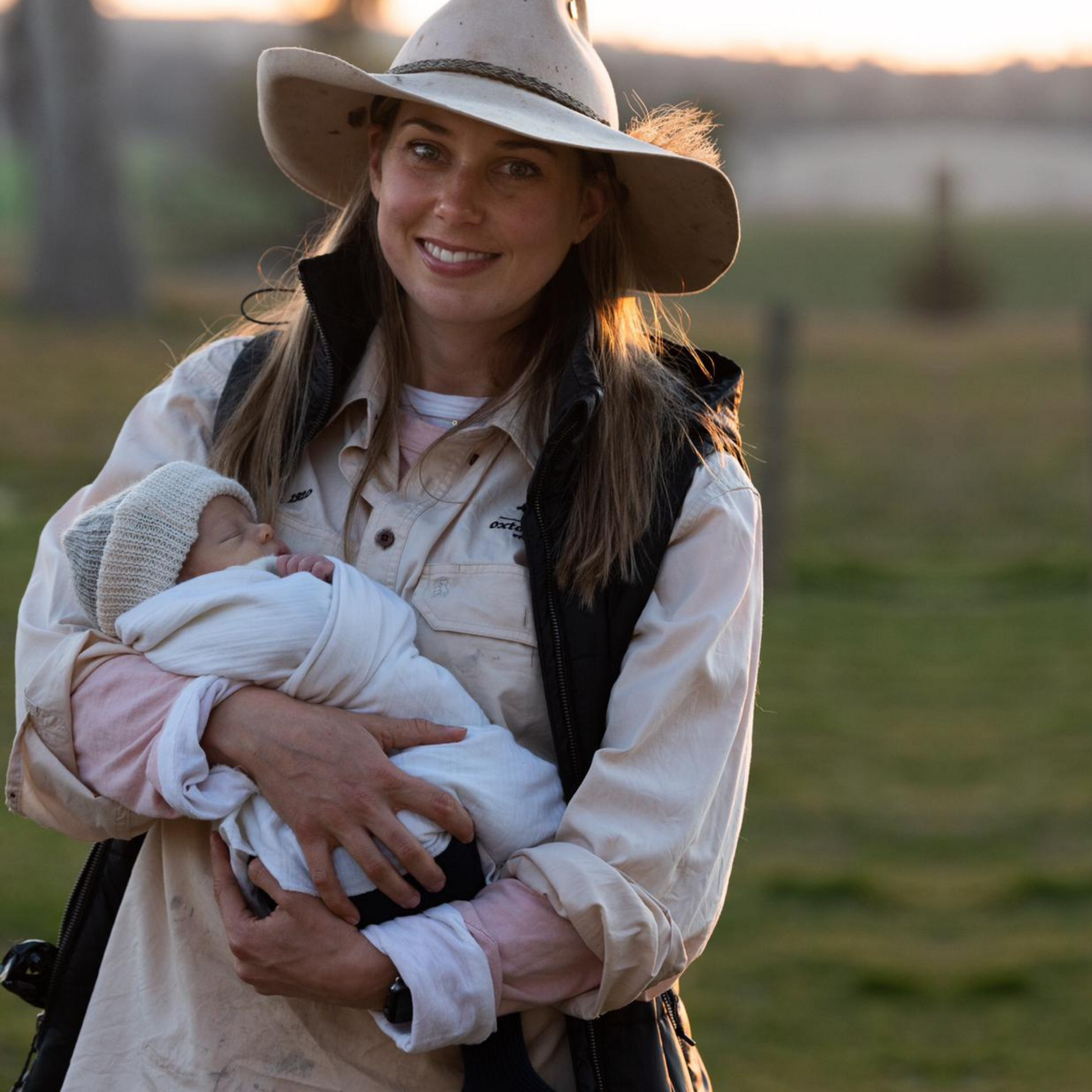 Sweet Cheeks Merino Baby Wrap - Vanilla - Made in New Zealand. 