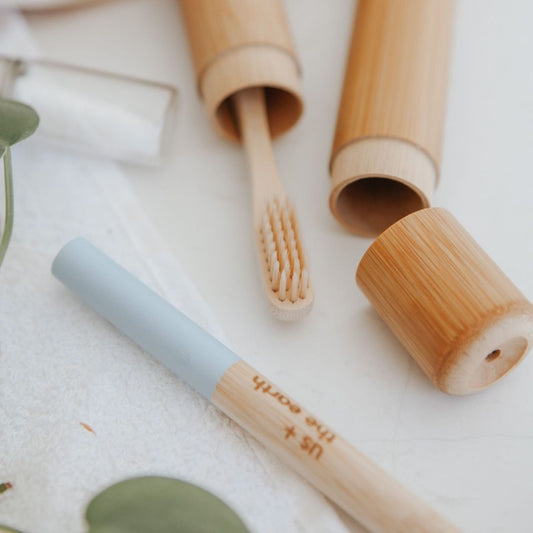 Eco-friendly Bamboo Toothbrush Travel Case