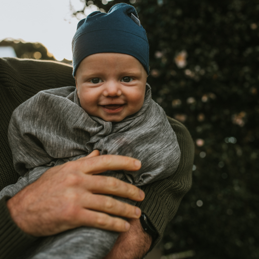 Baby Merino Beanie | Navy