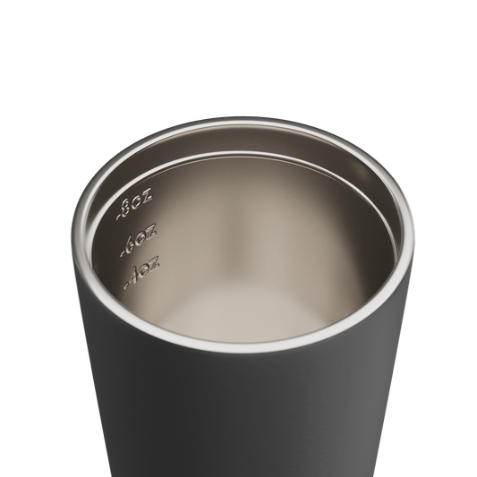 Reusable Cup | Bino | Coal | Stainless Steel | 227ml/8oz