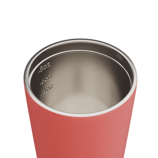 Reusable Cup | Bino | Coral | Stainless Steel | 227ml/8oz