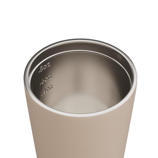 Reusable Cup | Bino | Oat | Stainless Steel | 227ml/8oz