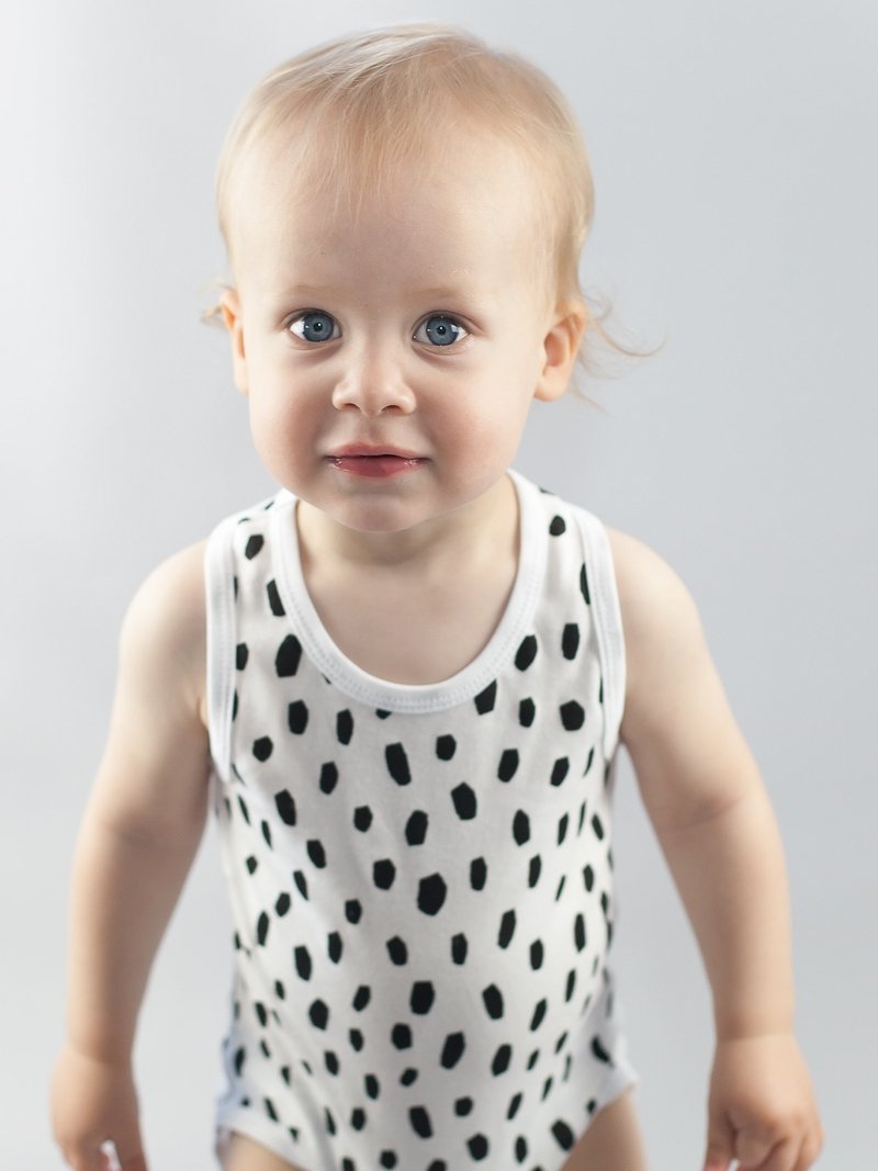 Black Dalmatian Singlet Bodysuit Kit & Cradle