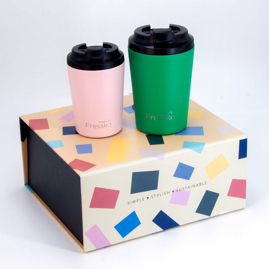 Reusable Cup | Coffee For Two Combo | Clover & Floss