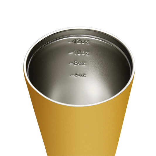 Reusable Cup | Camino | Canary | Stainless Steel | 340ml/12oz