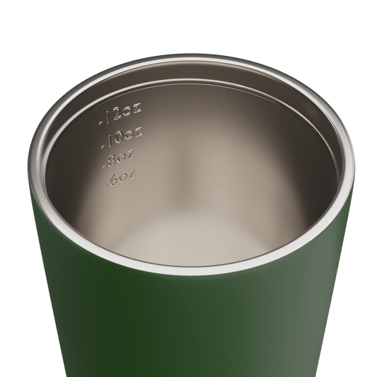 Reusable Cup | Camino | Khaki | Stainless Steel | 340ml/12oz