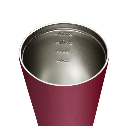 Reusable Cup | Camino | Rouge | Stainless Steel | 340ml/12oz