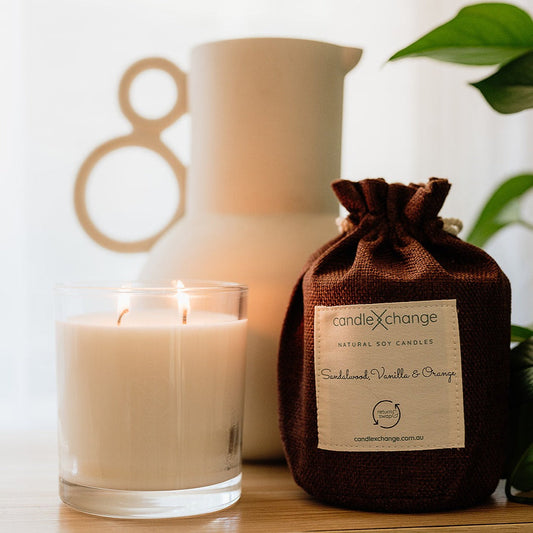 Sandalwood, Orange & Vanilla 400g Soy Candle