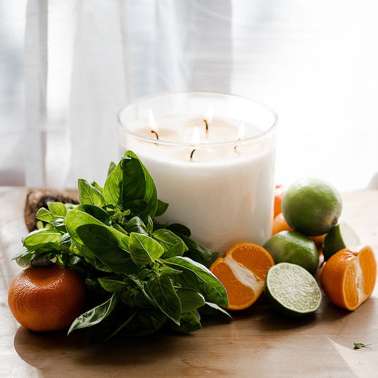 Mandarin, Lime & Basil 1.5kg Soy Candle