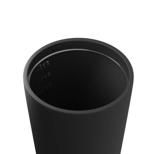 Reusable Cup | Bino | Coal | Ceramic | 227ml/8oz