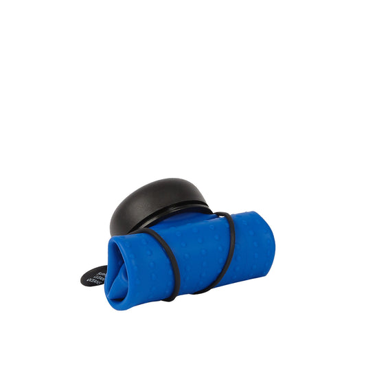 Cobalt, Black + Black, Collapsible Water Bottle