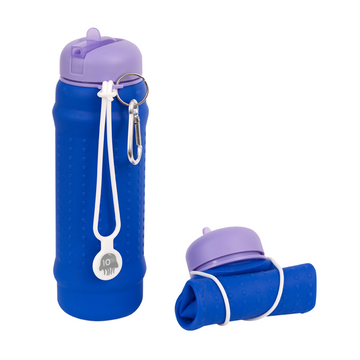 Cobalt, Violet + White, Collapsible Bottle