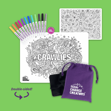 CRAWLIES Re-FUN-able™ Colouring Set