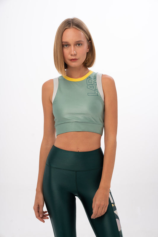 Flashback Sports Bra in Mint