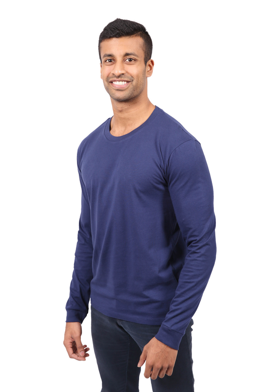 Long Sleeve T-shirt, Unisex Navy