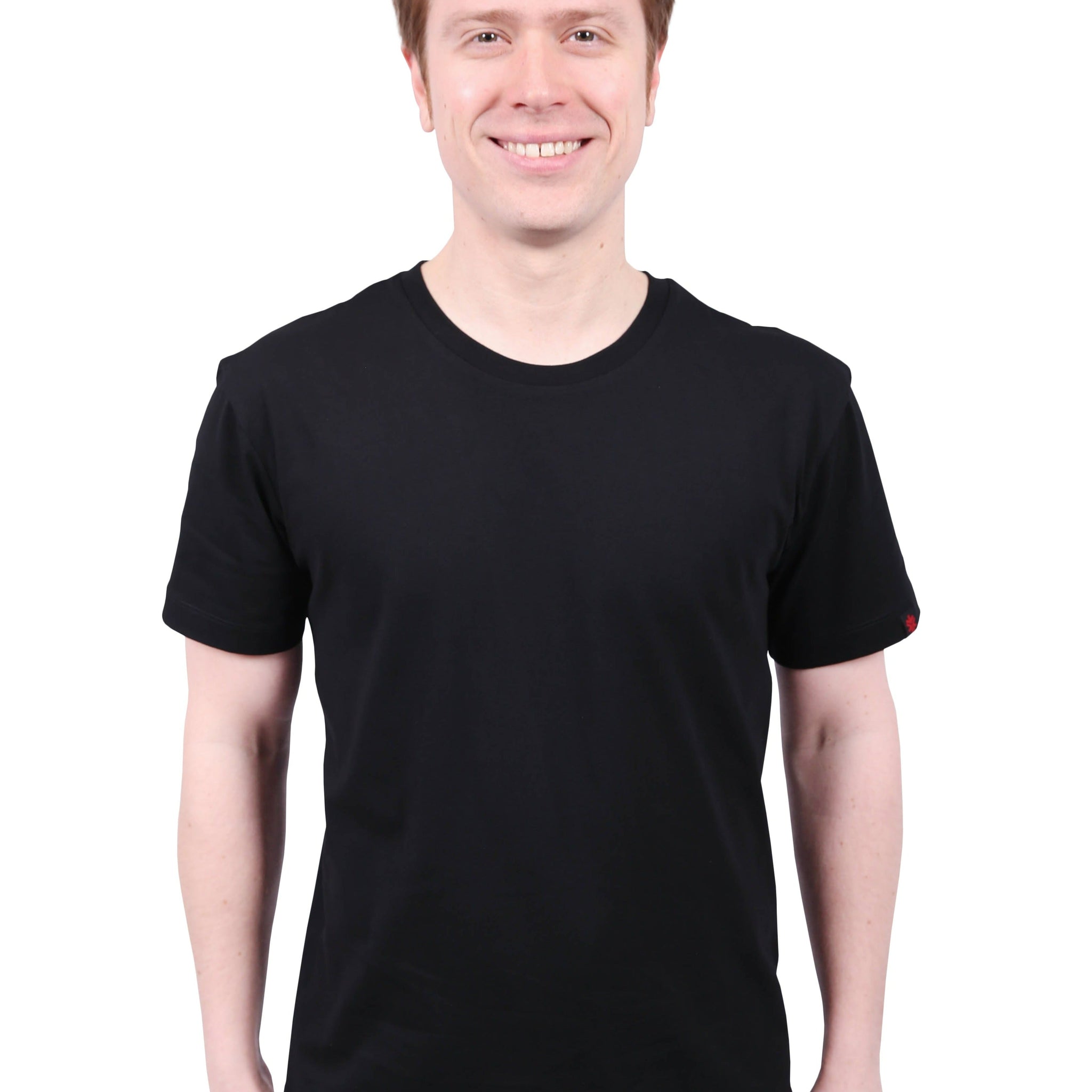 Round Neck T-shirt, Unisex Black