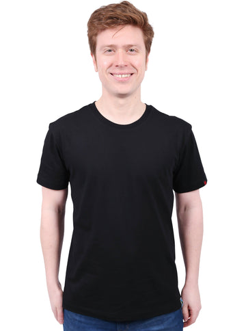 Round Neck T-shirt, Unisex Black