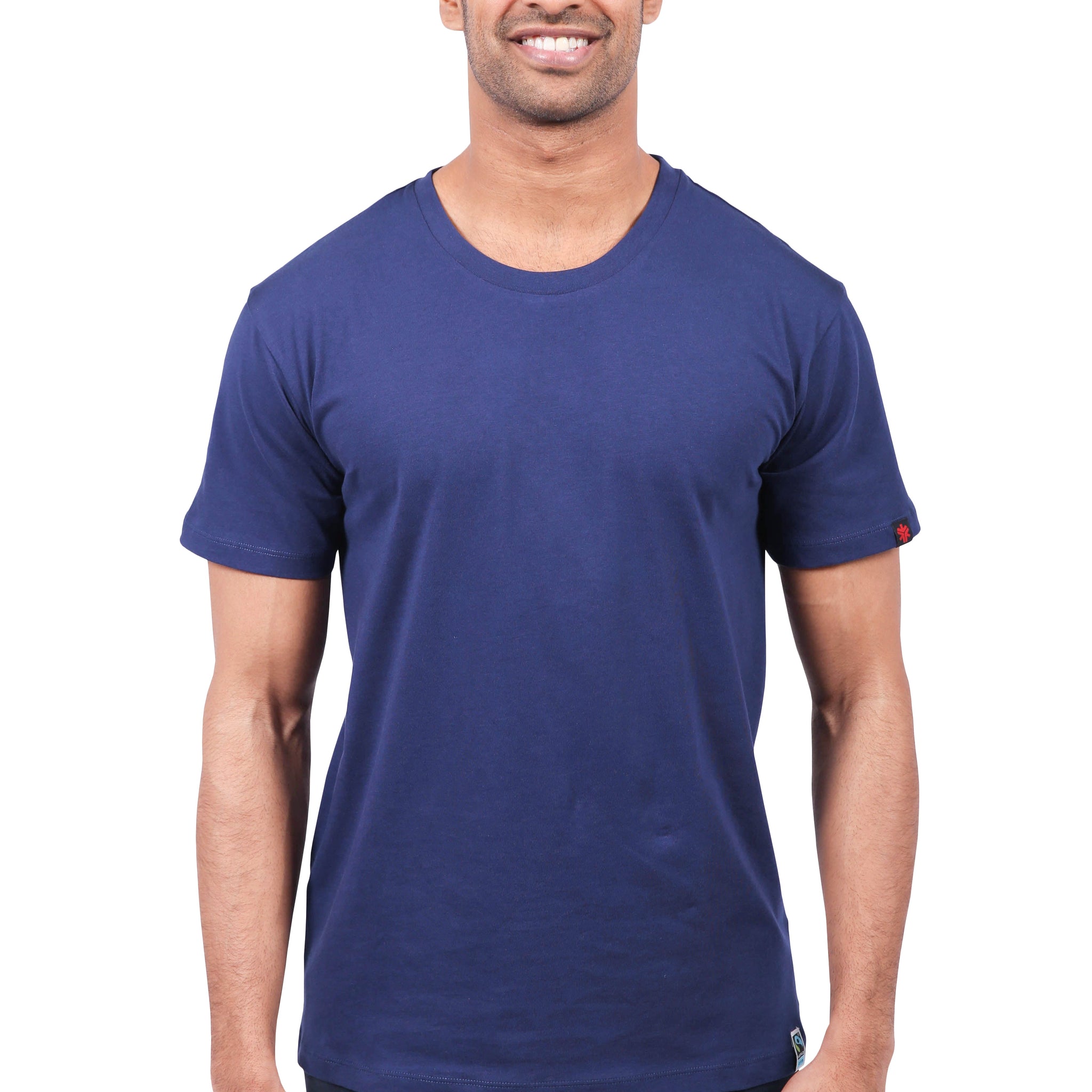 Round Neck T-shirt, Unisex Navy