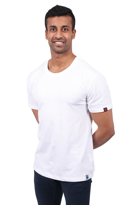 Round Neck T-shirt, Unisex White