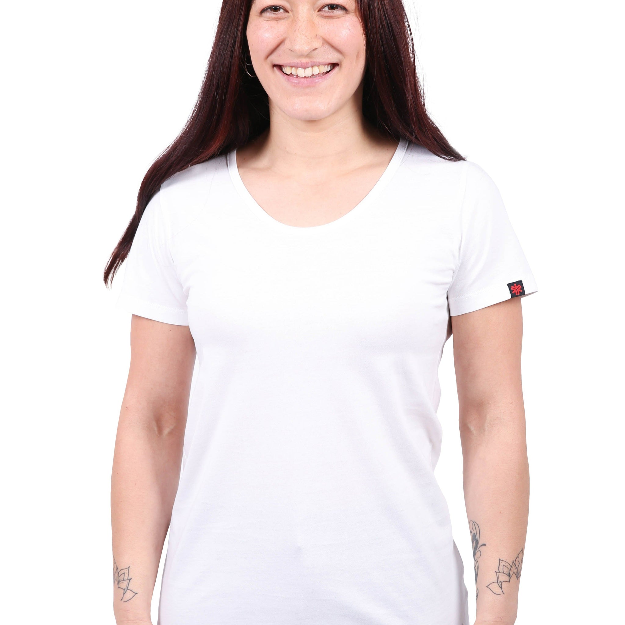 Round Neck T-shirt, Womens White