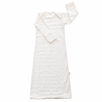 baby merino nightie in white