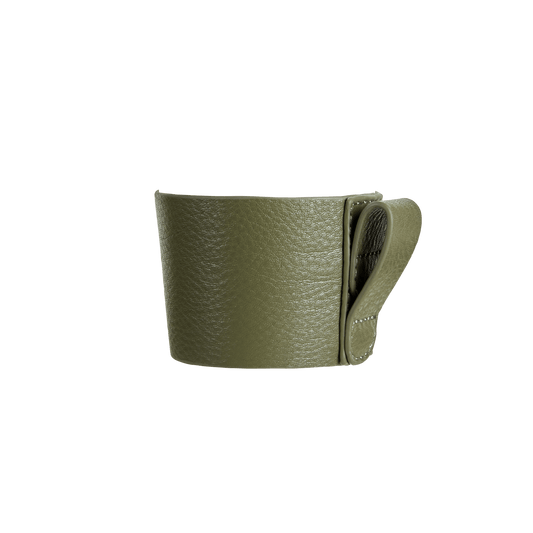 Leather Sleeve | Bino Green