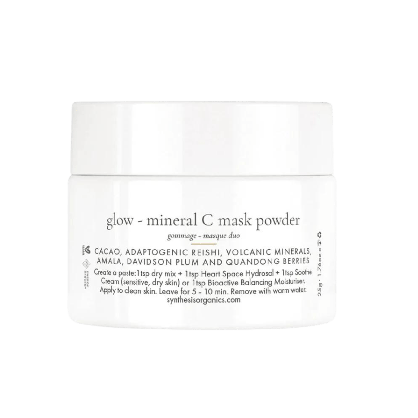 Glow Mineral C Mask Synthesis Organics 