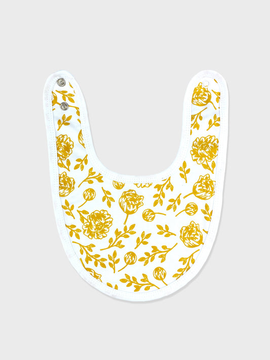 Golden Peony Baby Bib Kit & Cradle