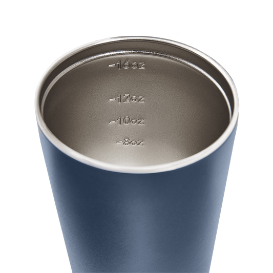 Reusable Cup | Grande | Denim | Stainless Steel | 475ml/16oz