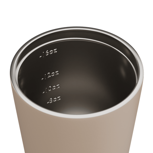 Reusable Cup | Grande | Oat | Stainless Steel | 475ml/16oz